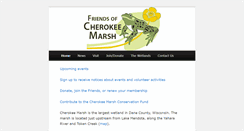 Desktop Screenshot of cherokeemarsh.org