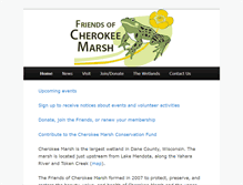 Tablet Screenshot of cherokeemarsh.org